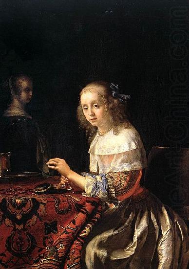 Frans van Mieris Lacemaker. china oil painting image
